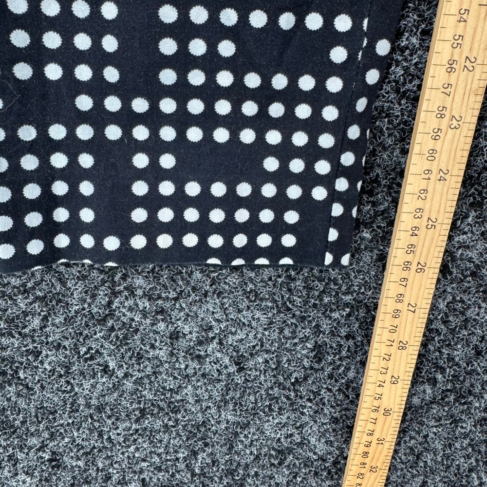 Gap Slim Cropped Pants Womens 8 Black White Polka Dot Geometric Stretch Trousers - Picture 6 of 8